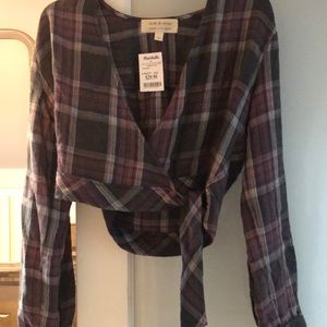 Cloth and stone plaid shirt